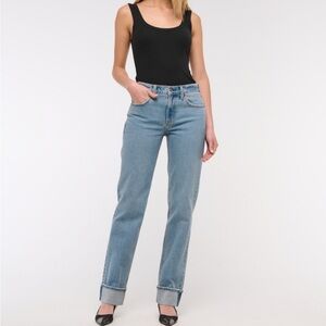 Abercrombie & Fitch Light Blue Straight Leg Jeans